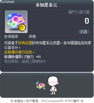 未知星系云 Tooltip