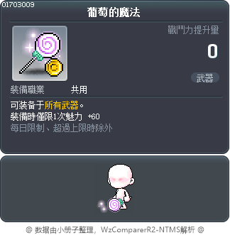 葡萄的魔法 Tooltip