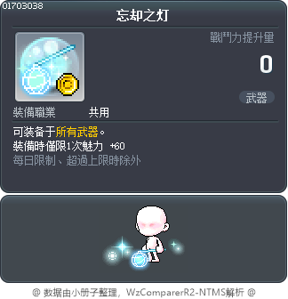 忘却之灯 Tooltip