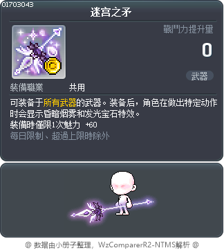迷宫之矛 Tooltip