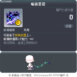暗夜星语 Tooltip