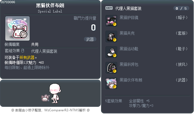 黑猫伙伴布朗 Tooltip