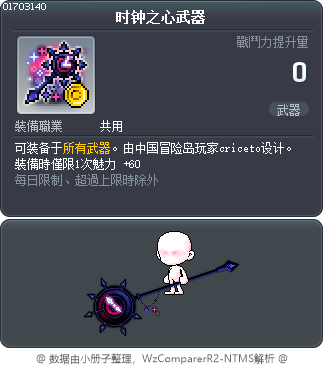 时钟之心武器 Tooltip