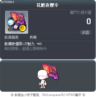 花魁夜樱伞 Tooltip