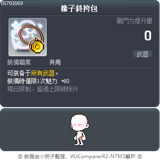 橡子斜挎包 Tooltip
