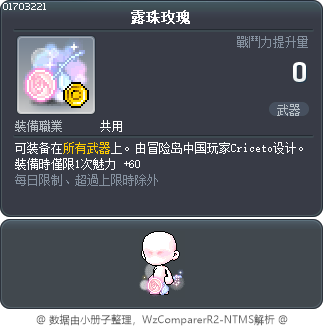 露珠玫瑰 Tooltip