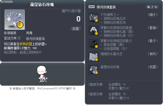 晶莹钻石玫瑰 Tooltip