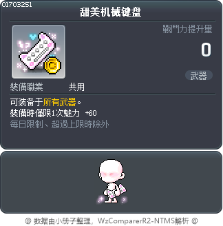 甜美机械键盘 Tooltip