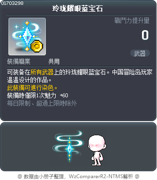 玲珑耀眼蓝宝石 Tooltip