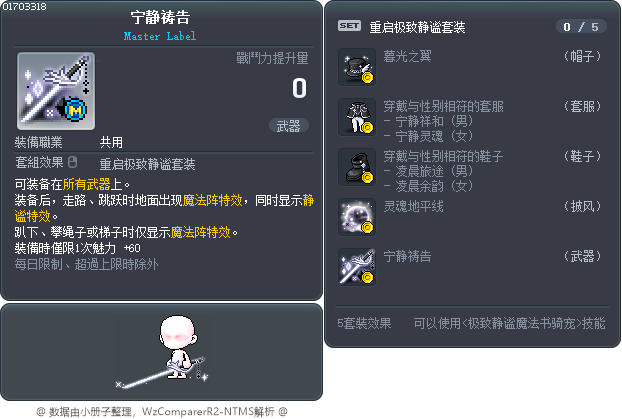 宁静祷告 Tooltip