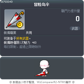 冒险岛伞 Tooltip