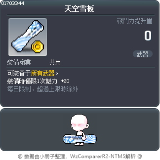 天空雪板 Tooltip