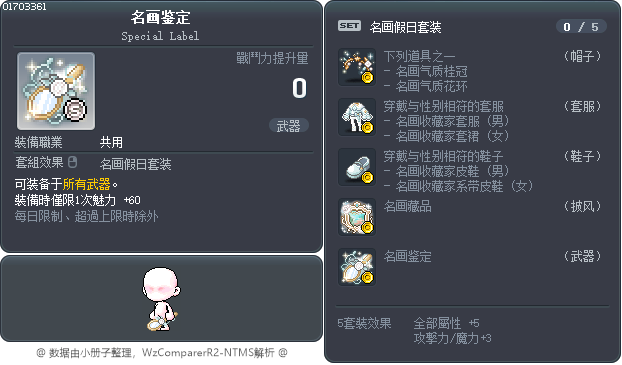 名画鉴定 Tooltip