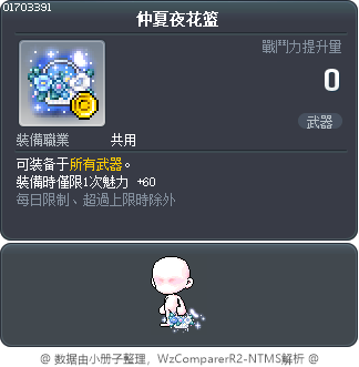 仲夏夜花篮 Tooltip