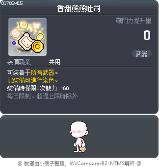 香甜熊熊吐司 Tooltip