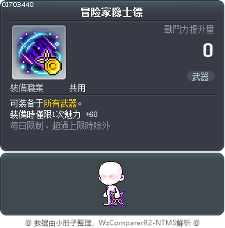 冒险家隐士镖 Tooltip