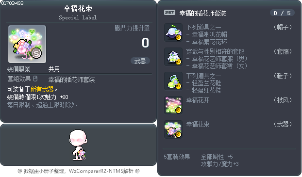 幸福花束 Tooltip
