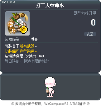 打工人续命水 Tooltip