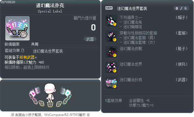 迷幻魔法扑克 Tooltip