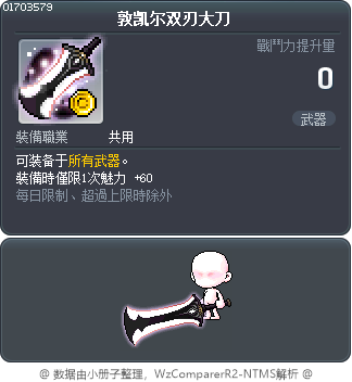 敦凯尔双刃大刀 Tooltip