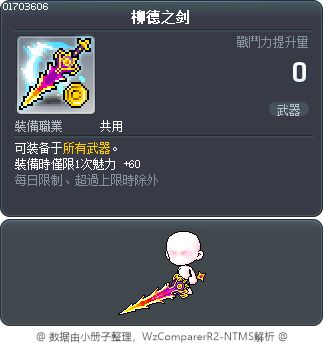 柳德之剑 Tooltip