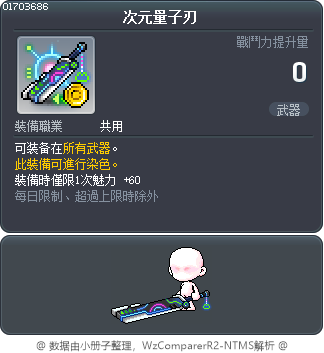 次元量子刃 Tooltip