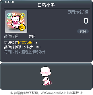 白巧小熊 Tooltip