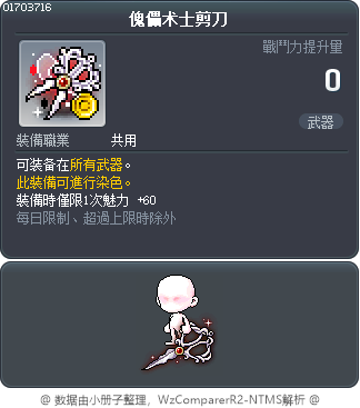傀儡术士剪刀 Tooltip