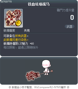 铁血珐琅战马 Tooltip