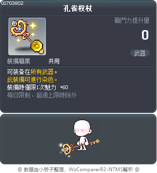 孔雀权杖 Tooltip