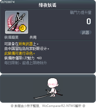 绯夜妖谣 Tooltip