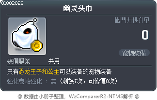 幽灵头巾 Tooltip