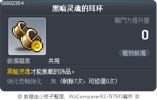 黑暗灵魂的耳环 Tooltip