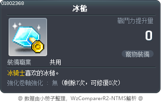 冰槌 Tooltip