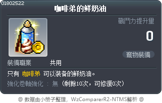 咖啡弟的鲜奶油 Tooltip