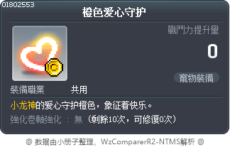 橙色爱心守护 Tooltip