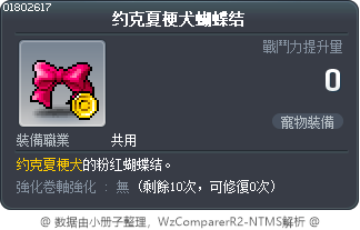 约克夏梗犬蝴蝶结 Tooltip