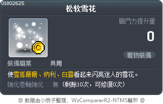 松软雪花 Tooltip