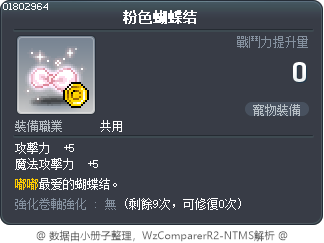 粉色蝴蝶结 Tooltip