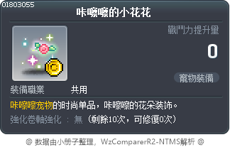 咔嚓嚓的小花花 Tooltip
