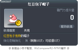 红豆包子帽子 Tooltip