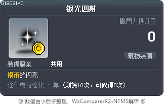 银光四射 Tooltip