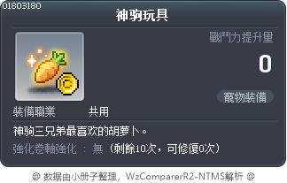 神驹玩具 Tooltip