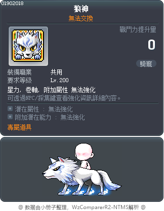 狼神 Tooltip