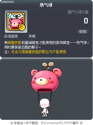 热气球 Tooltip