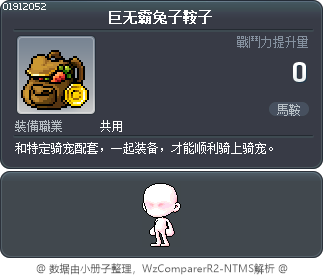 巨无霸兔子鞍子 Tooltip