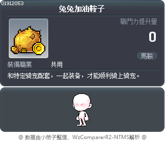 兔兔加油鞍子 Tooltip