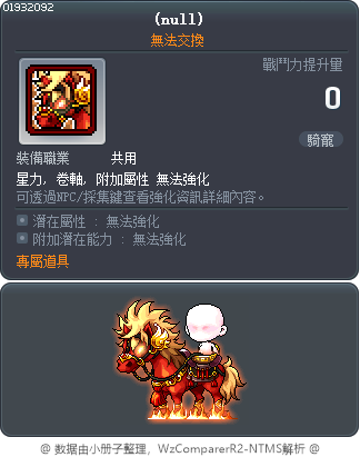 赤兔馬 Tooltip