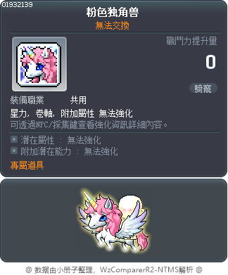 粉色独角兽 Tooltip