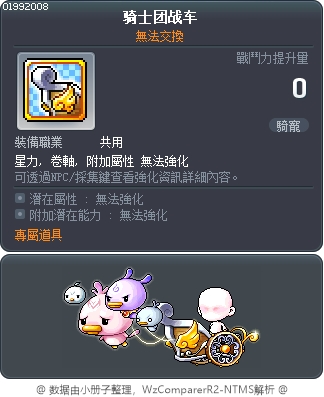 骑士团战车 Tooltip